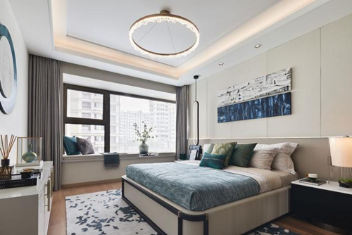 汕頭市星都華府新中式風格四居室裝修案例