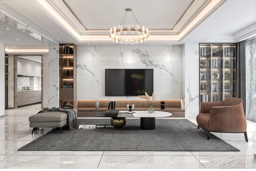 汕頭市鉑悅府輕奢風(fēng)格復(fù)式裝修案例