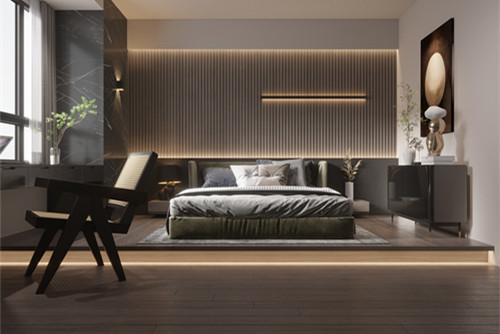 中山市雅居樂璟峰花園輕奢風(fēng)格三居室裝修案例