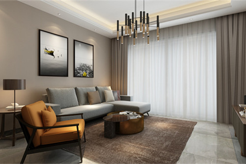 中山市凱茵又一城花漾集現(xiàn)代簡約風格三居室裝修案例