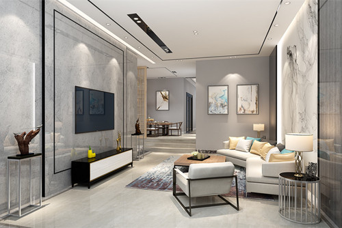 中山市雅居樂璟峰花園新中式風(fēng)格別墅裝修案例