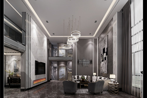 潮州市安和園現(xiàn)代簡約風格別墅裝修案例