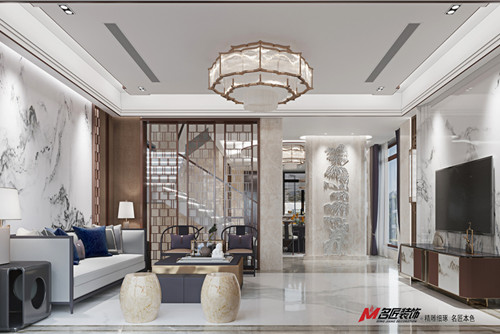 江門市金匯城市廣場現(xiàn)代簡約風(fēng)格別墅裝修案例