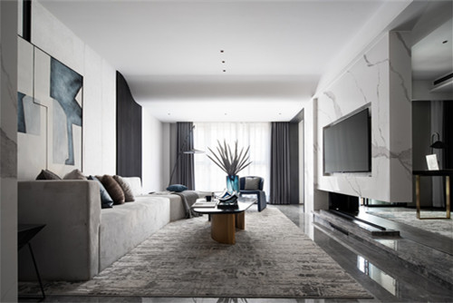 ?？谑休p工機(jī)械廠宿舍現(xiàn)代簡約風(fēng)格三居室裝修案例