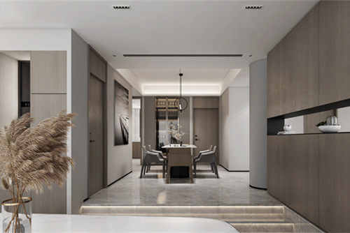 ?？谑邪?jiān)沸^(qū)現(xiàn)代簡約風(fēng)格三居室裝修案例