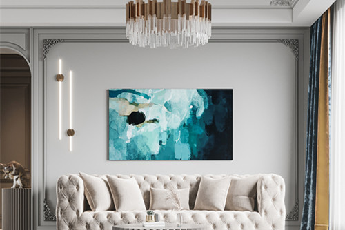 廣州市江山時代輕奢風(fēng)格二居室裝修案例