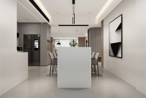 汕頭市江南星語花園現(xiàn)代風(fēng)格三居室裝修案例