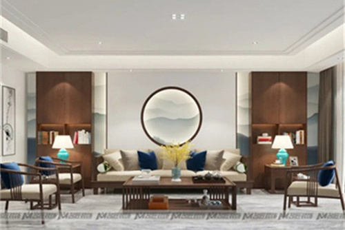 潮州市安居樓新中式風格五居室裝修案例