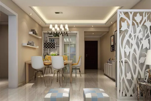 貴港市翰林世家歐式風格三居室裝修案例