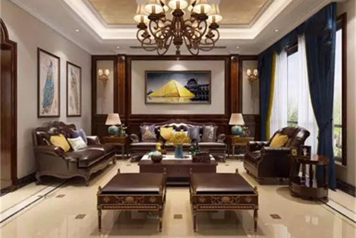 綿陽301平米以上美式風(fēng)格北川羌多娜裝修設(shè)計(jì)案例