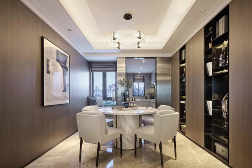 珠海市龍光玖云著現(xiàn)代簡約風(fēng)格三居室裝修案例